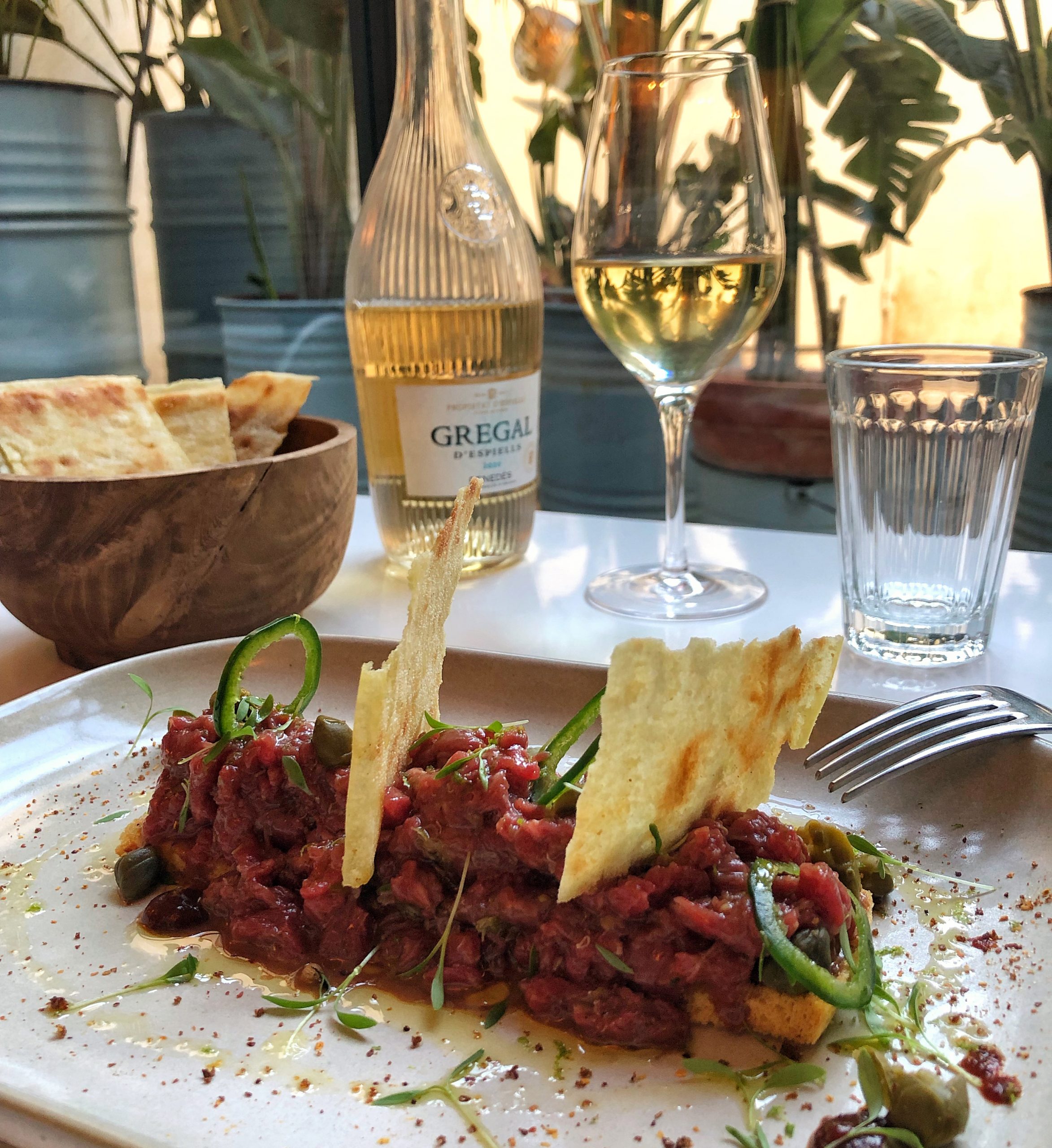 Garbanzos con pulpo de Enriqueta